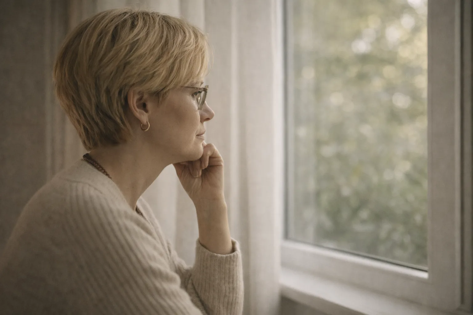 Osoba zamyślona — emocjonalna introspekcja